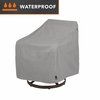 Modern Leisure Garrison Patio Swivel Lounge Chair Cover, Waterproof, 37.5 in. L x 39.25 in. W x 38.5 in. H, Granite 2997